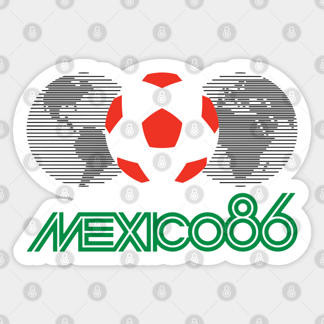 Mexico 86 Sticker by Confusion101